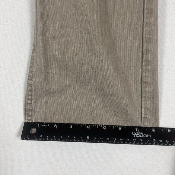 Levi’s 505 Khaki Pants Straight Fit Denim Jeans Mens 36x34 Casual 100% Cotton - Picture 15 of 16